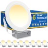 HiBay 8 Pack 6 Inch Canless LED Recessed Ceiling Light,
