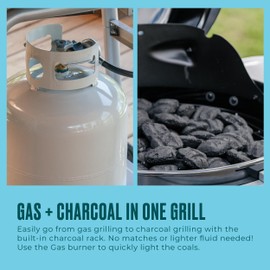 Charbroil Bistro Pro™ Gas Grill for Small Spaces and Patios, Black