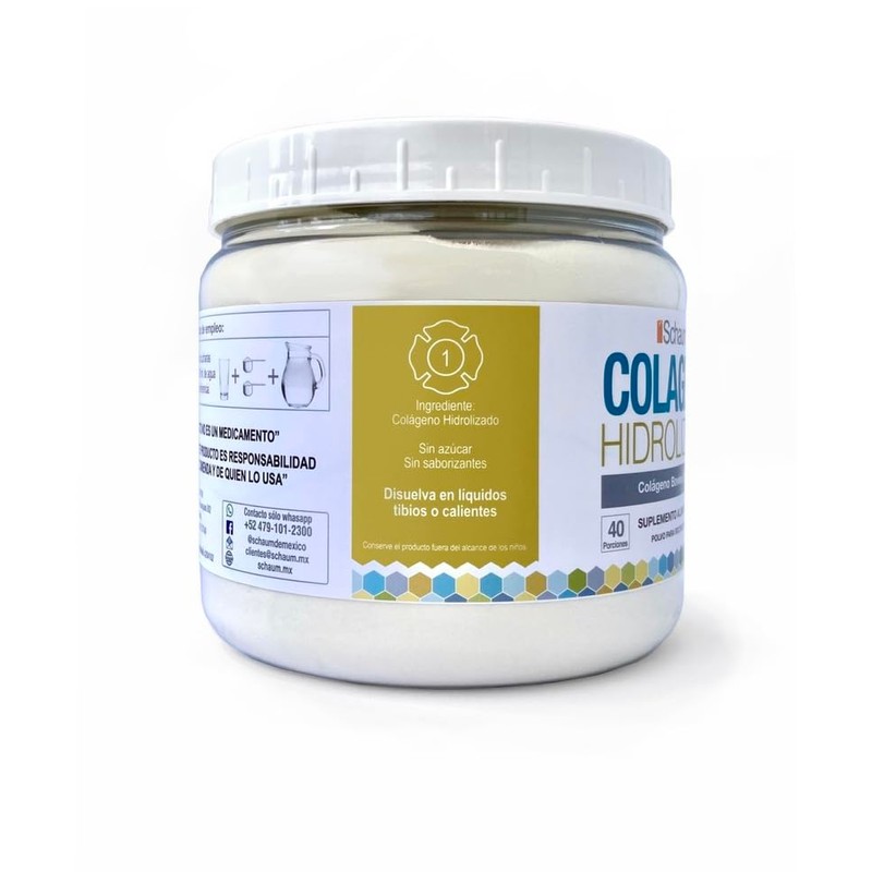 Colgeno Hidrolizado en Polvo 100 Puro, 4 Pack 400 gr.