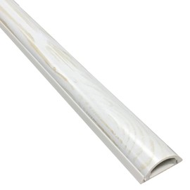 Electriduct Cable Shield Floor Cord Cover CSX-1.5 PVC Wire Protector 31 Inch - Wood Grain White