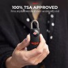 Talonport Keyless TSA Approved Luggage Locks with Lifetime Card Keys