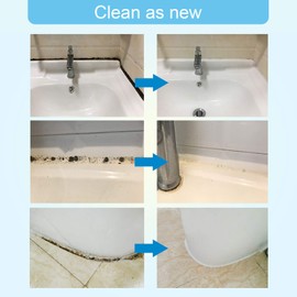 FOLLOWIN Mold and Mildew Stains Cleaner Gel 16oz for Washing Machine Front Loader Seal, Household Mold Stain Cleaner for Shower,Sink,Mold Stain Remover Gel for Bathroom Grout,Bathtub