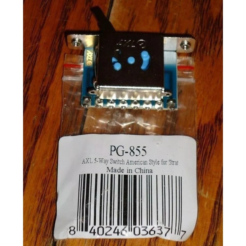 AXL 5-Position Stratocaster Style Pickup Selector Switch Model # PG-855