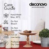 Deconovo Christmas Table Cloth 54x79in(137x200cm) Faux Linen Water Resistant Tablecloth