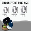 EveryRing 5PC Silicone Wedding Band or Engagement Ring Alternative 7.5-8