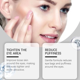 Retinol Eye Cream, Eye Cream Anti Aging & Wrinkle, Repair Dark Circles Puffiness, Eye Bags Remover for Wommen and Men, Smooth Fine Lines, Under Eye Brightener, Long-lasting Hydration, 3G/0.11OZ