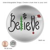 Ginger Snaps Believe Charm Accessory | Interchangeable, Customizable & Adjustable