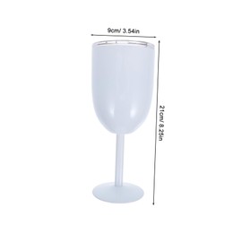 Zerodeko Stainless Steel Wine Tumblers Double Walled Insulated Goblets for Outdoor Travel Camping and Picnics Shatterproof Drinkware with Lid Stylish Design for Friends and Celebrations