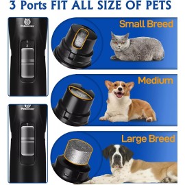 Electric Dog Nail Trimmer, Rechargeable Dog Nail Grinder for Large Dogs