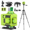 Laser Level 360 Self Leveling with Tripod,CinusLinus 4D Lazer Level,4x360°
