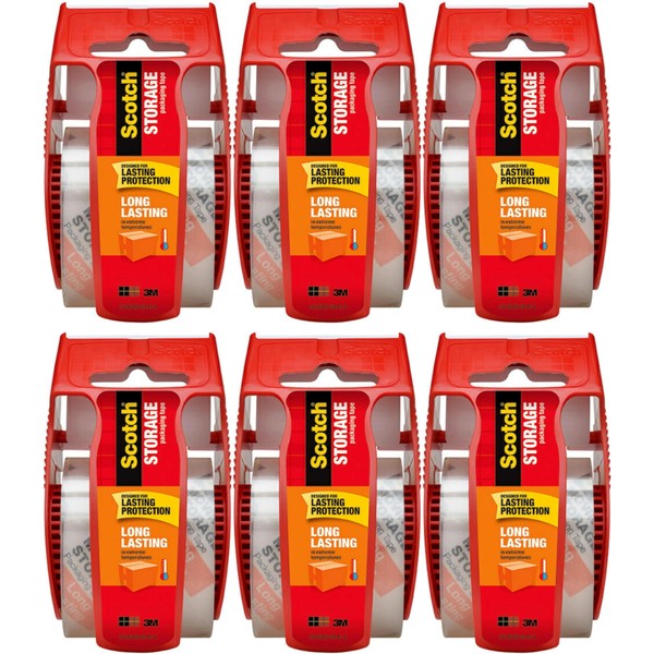 Scotch Long Lasting Storage Packing Tape with Dispenser, 1.88 in