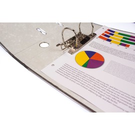 Kangaro Recycled Folder 5 cm Spine Width DIN A4 Cloudy Marble K-3500K315 Ring Binder, Lever Arch File, 5 x 28.5 x 31.5 cm