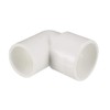sourcing map PVC Pipe Fitting Angle Fitting 25 mm Slip