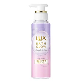 LUX (ラックス) Bath Glow Straight & Shine Hair Booster 180g - Hair Pre-Styling Serum - 1 Step After Shampoo - Moisturizing