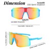 swanoble 2 Pairs UV400 Kids Sports Sunglasses for Boys Girls