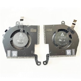 Replacement CPU+GPU Cooling Fan for Dell Alienware X14 Series ND75C85-21F10 ND75C86-21F11 DC28000YFD0 DC28000YED0 0198CH 05PF30