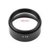 Stereo Microscopes Objective Lens, KP-0.7X Microscope Auxiliary Lens Metal Aluminum