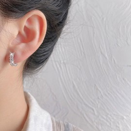 Rhinestone Ear Cuff Gold Silver Sparkling Rhinestone Ear Cuffs for Women Daily Accessories Jewelery Ideal Christmas Gifts