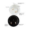 Power Supply Base With Rotating Lid M8 Fishing Boat Waterproof