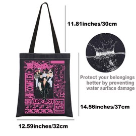 MYSOMY K-Pop SKZ Tote Bag K-Pop SKZ Gifts SKZ Merchandise K-Pop Album Shoulder Bag K Pop Lover Gifts (socialpath)