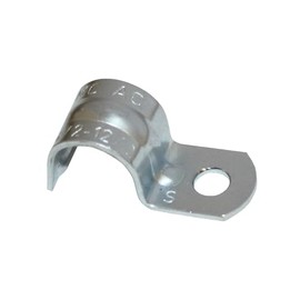 Sigma Engineered Solutions ProConnex 55919M One-Hole BX Strap 3/8-Inch, 100-Pack, Gray