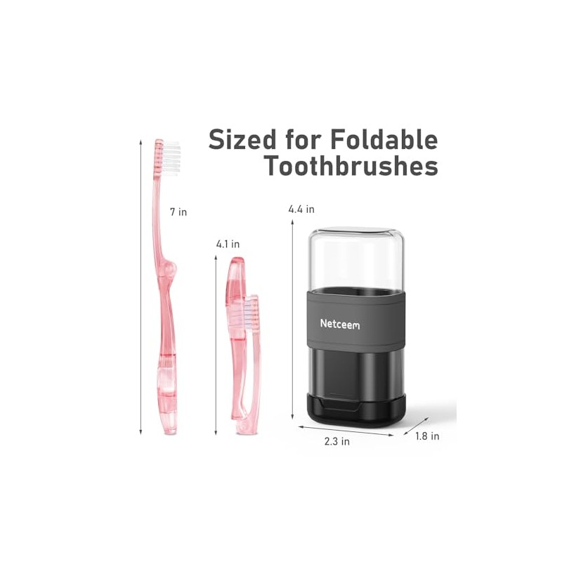Estuche para cepillo de dientes de viaje