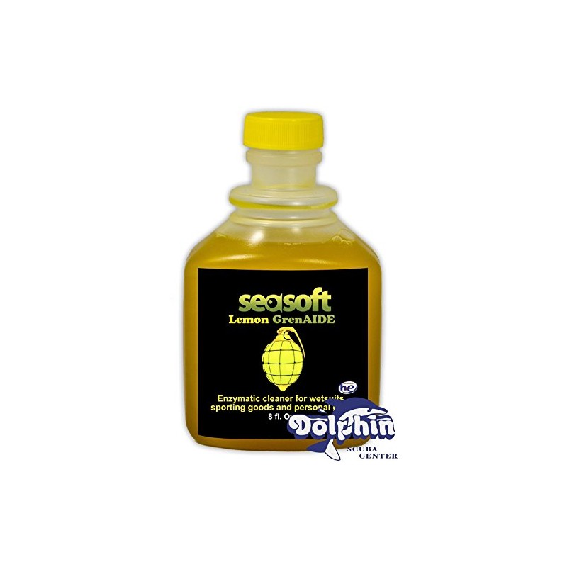 SIXNE Seasoft Lemon GrenAIDE Enzymatic Cleaner - 8 oz.