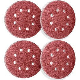 50Pcs 125mm 8 Holes Sanding Discs Pads Sanding Sheets, 5 Inch 120 Grits Hook and Loop Sandpaper Sheet for Random Orbital Sander.