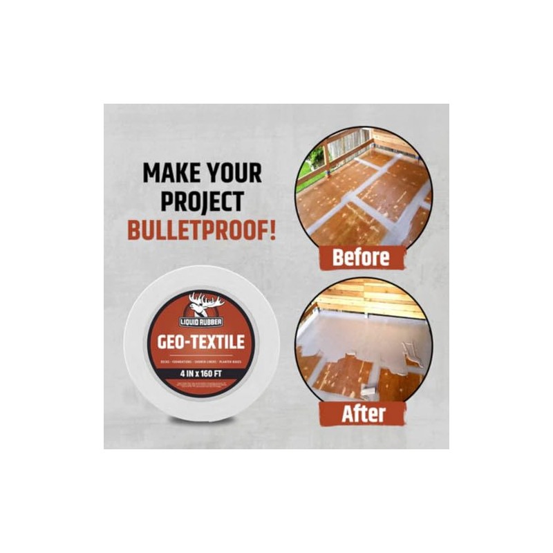 Liquid Rubber Geo-Textile - Fix Leaks - Repair and Restore