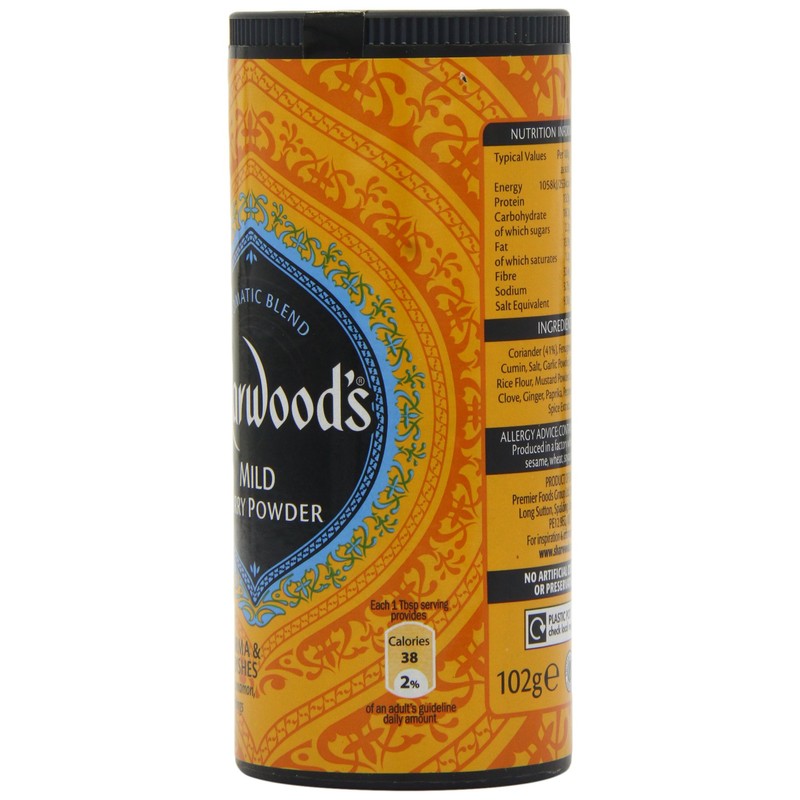 Sharwoods Mild Curry Powder 102 g (Pack of 6)
