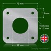 Simply Hardware Satin Stainless Steel Bird Box Protector / Nest