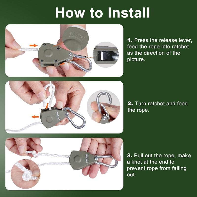 Vigorport Retractable Travel Clothesline, Portable Clothes Line Heavy Duty Rope