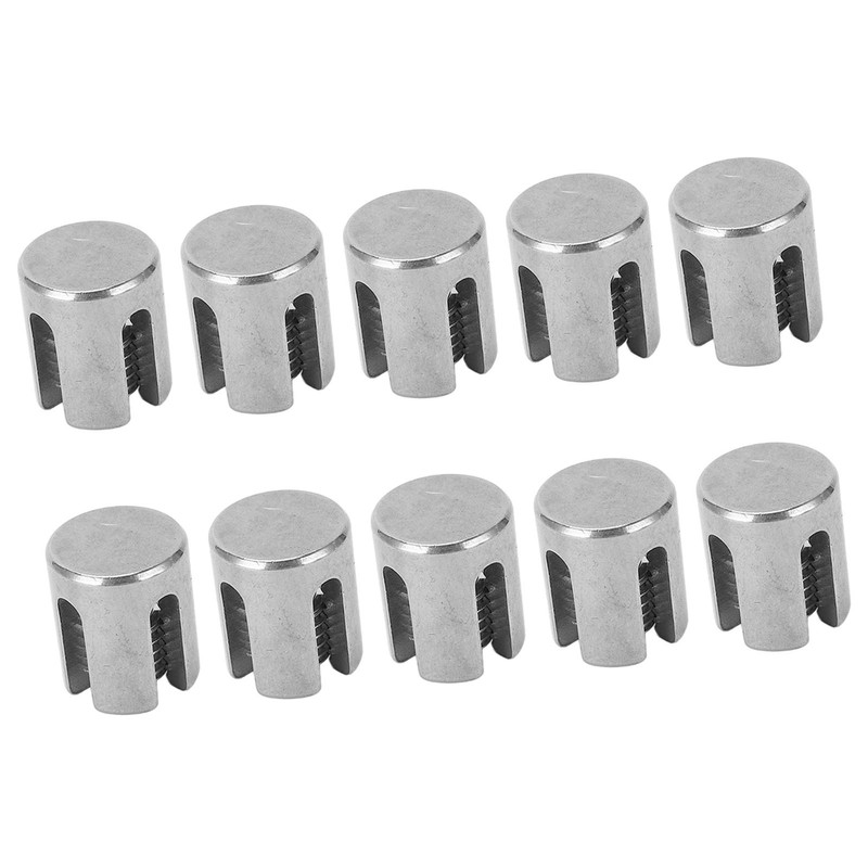 10Pcs Cross Cable Clamps 316 Stainless Steel Railing Wire Rope