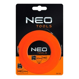 NEO 68-120 20 m x 95 mm Nylon Coated Measuring Tape Steel