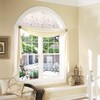 PROTINT WINDOWS Precut Floral Glass Privacy Arched Window Film, Self