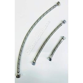 AK 1/2" FEMALE x 1/2" FEMALE FLEXIBLE TAP CONNECTOR LENGTH (150MM / 300MM / 500MM) (LENGTH=150MM)