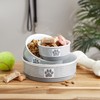Bone Dry Paw & Patch Ceramic Pet Collection, Medium Bowl,