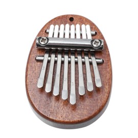 WHAMVOX 1 PC Wooden Kalimba Eight Keys Portable Musical Instrument Mini Thumb Piano for Beginners Durable Design for Easy Storage Cultivates Musical Interest Flexible Sound Control