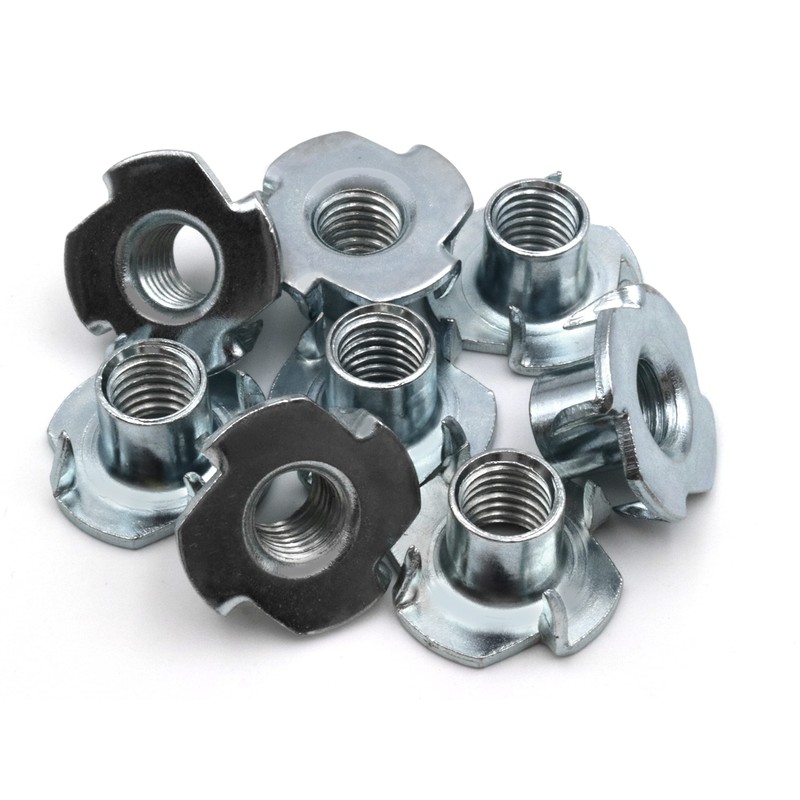 Design61 8x Drive-in Nuts M10 x 12 mm with Claws