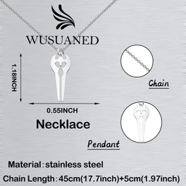 WUSUANED Energy Sword Necklace Video Game Inspired Jewelry Game Cosplay Gift Energy Sword Gift For Game Fans (Energy Sword Necklace)