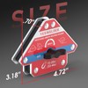 YESWELDER Switchable Arrow Welding Magnet 2 Pieces 33-44LBs On/Off Switch