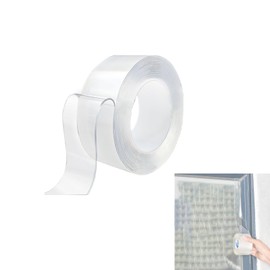 ZMD Transparent Air Conditioner Window Seal Weather Sealing Tape 2 Inch x 33 FT Weather Stripping Residue-Free Clear Window Insulation Caulk Tape for Doors Shower Glass Gaps and Doors Windproof Tape