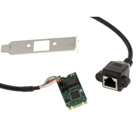 KALEA-INFORMATIQUE M2 M.2 NGFF M B+M Key Gigabit LAN Ethernet 10 100 1000Mbps with Intel I210 Chipset