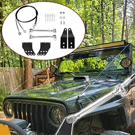 KOLEMO Limb Risers Kit Compatible with for Jeep Wrangler TJ 1997-2006 JL 2018-2019 Through The Jungle Protector Obstacle Eliminate Rope