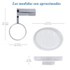 GRAVITA Jabonera de Cristal con Base
