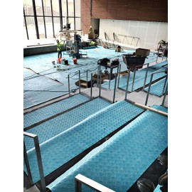 Trimaco 87100 Aqua Shield Fire Retardant Surface Protection, 10mil 36" X 100'