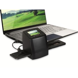 Technaxx DigiScan DS-02 scanner for negative films and slide films (SD card slot, 6.1 cm (2.4 inch) TFT display, USB 2.0)