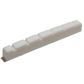 6 string white guitar top nut 42mm x 3.5mm right hand