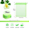 GWHOLE 50pcs 6x8 Inch Fruit Protection Bags, Fruit Cover Mesh