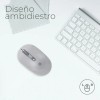 Mouse Techzone Inalámbrico Click Silencioso 1600 Dpi Gris Gris